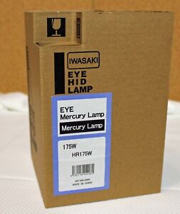 IWASAKI EYE HID MERCURY VAPOR 175 WATT / R40 SIZE LAMP / 24K HOURS / 5800 LUMENS