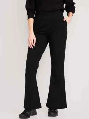 Calça de Moletom Feminina Old Navy Cintura Alta S Preta Confortável Elástica Cintura ~ Nova - Imagem 1 de 4