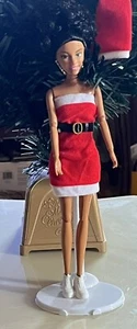 Doll Clothing Santa Dress w/Booties Plus Santa Hat Christmas Clothes - Picture 1 of 1