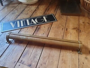 Large Pair of old antique bronze Door Handles Pulls 26 inch - Picture 1 of 17