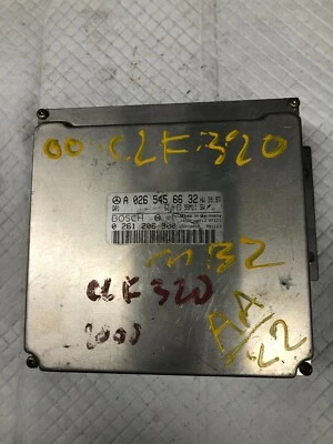 2000 MERCEDES BENZ CLK 320 ECU PCM MÓDULO DE CONTROLE DO MOTOR COMPUTADOR (AA 22) - Imagem 1 de 4