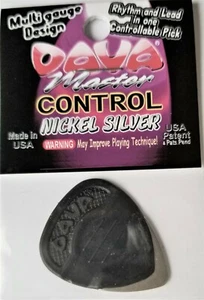 Dava Master Control Nickel Silver Tipped Guitar Pick 1 pick - Picture 1 of 2