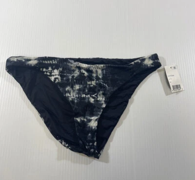 Traje de baño reversible estampado negro Lucky Brand para mujer M Foto 1 de 4