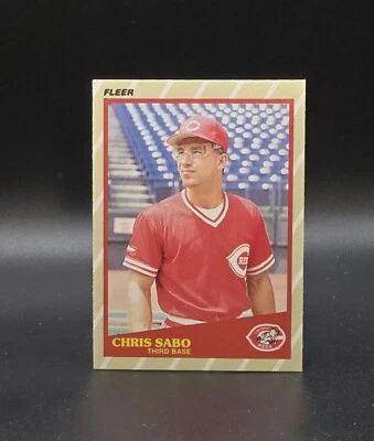 1989 Fleer Baseball Super Stars CHRIS SABO Card #35 Cincinnati Reds - Image 1 of 2