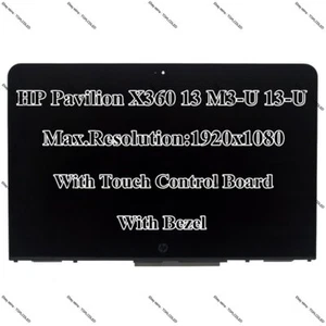 HP Pavilion X360 M3-U000 U001DX 13.3" FHD LCD Assembly LED Display Touch Screen - Picture 1 of 10