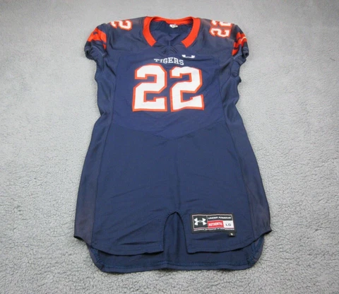Clemson Tigers Jersey Mens Adult Large Blue Orange Logo Pro Cut College Football Cover