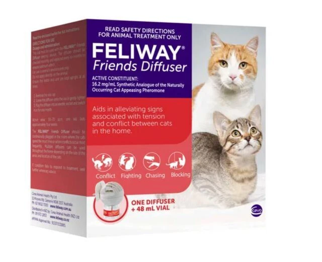 Feliway Friends Cats Conflict Reducing Diffuser with 48ml Refill