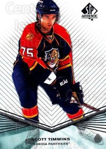 2011-12 Sp Authentic Rookie Extended #34 Scott Timmins