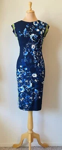 Fuzzi John Paul Gaultier Size M Sleeveless Sheath Floral Dress - Picture 1 of 4