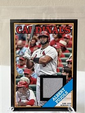 2023 Topps Series 2 Albert Pujols /199 Black Game Used Relic Memorabilia Card
