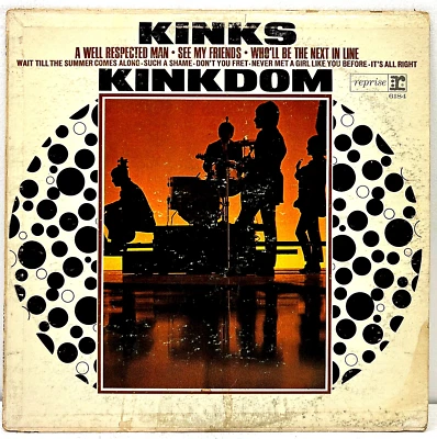 The Kinks Kinkdom 1965 Vinyl Reprise Records 1st Press - Image 1 of 4