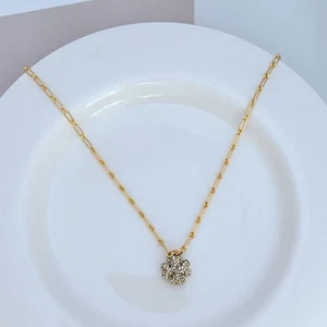 New! Tory Choker Light luxury shines Gold Necklace with Jewelry Pouch - Picture 1 of 2