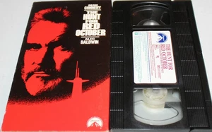 The Hunt for Red October (VHS 1990 TESTED COLOR) Sean Connery, Alec Baldwin - Picture 1 of 2