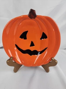 Keramik KERAMIKSCHEUNE Jack O Laterne KÜRBIS Teller Schale Halloween - Bild 1 von 3