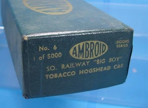 DL HO SOUTHERN RAILWAY BIG BOY TOBACCO HOGSHEAD CAR 1 OF 5000 COLLECTOR KIT #6 - Picture 1 of 3