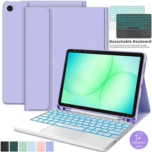 Touchpad Beleuchtet Tastatur Hülle Für Samsung Galaxy Tab A11+ A9+ 11" 2025/2023 - Bild 1 von 61