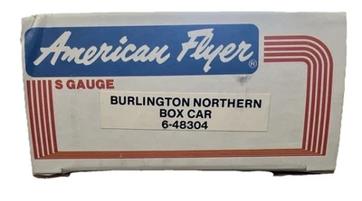 6-48304 American Flyer Burlington Northern Boxcar - Image 1 of 4