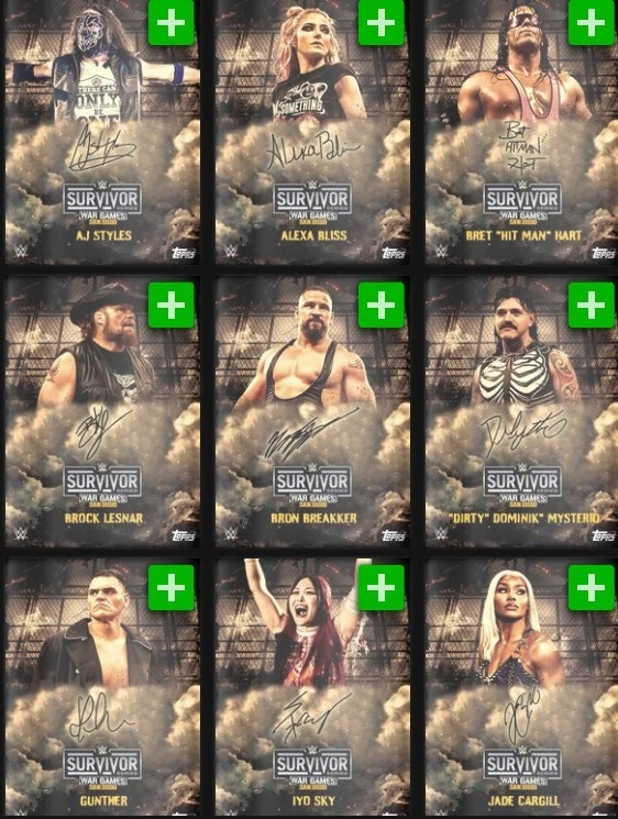 [DIGITAL] Topps Slam - Survivor Series 25 S1 - Black Signature - Pick - Image 1 of 1