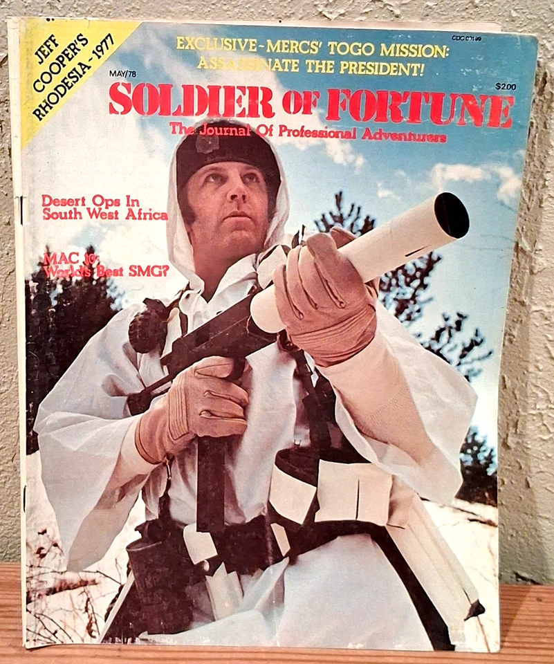 SOLDIER OF FORTUNE Magazine May 78 The Journal of Professional Adventurers MAC10 - Image 1 of 4