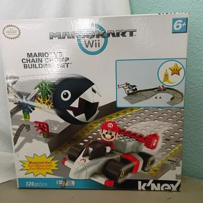 NEW! Nintendo K'NEX Mario Kart Wii Super Mario vs Chain Chomp Building Set - Image 1 of 4