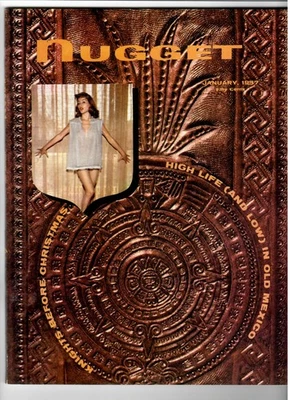 Men's Magazine NUGGET #7 Jan. 1957, June Blair, Figure Models, Fiction, Humor - Image 1 of 3