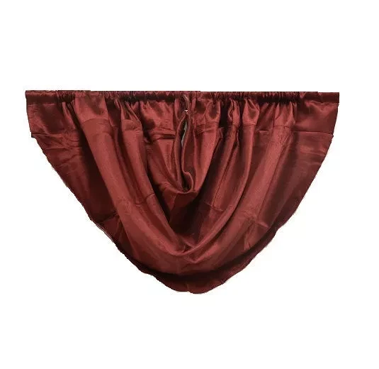 Sun Zero Antique Satin Waterfall Valance in Ceyenne 36" X 26" - Image 1 of 1