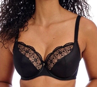 Sujetador Freya Hallie Plunge Negro AA402602 Nuevo Talla US 38G, UK 38F Foto 1 de 4