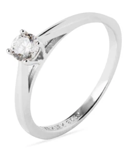 Anillo abierto plata Rodiada Luxenter H207300 Circonita blanca-Talla 14 - Imagen 1 de 8