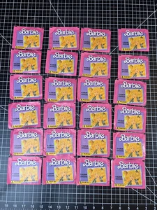 Lote de 24 pegatinas vintage 1989 Panini Barbie 144 paquetes sellados años 80 nuevo de stock - Imagen 1 de 13