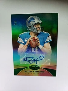 Autógrafo Matthew Stafford #1/5 AUTO 2013 Panini Certified Rams 1er... ¡BONITO! - Imagen 1 de 2
