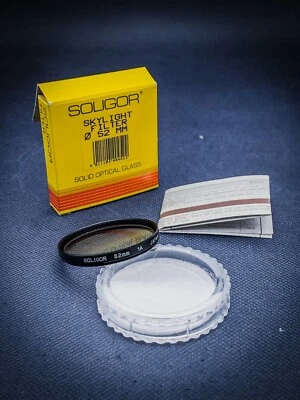 Soligor 1A Skylight 52mm Lens Filter Made in Japan Canon FD NEW Takumar and more - Image 1 of 4