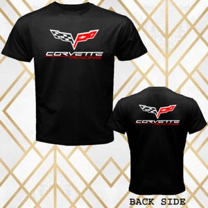 Corvette Racing Car Uomo Nero Taglia S - 3XL - Foto 1 di 1