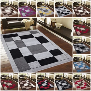 Wohnzimmer Läufer Teppiche Dick Havanna Geometrisch Indoor Boden Tür Flur Teppich Matte - Bild 1 von 43