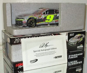 2017 WILLIAM BYRON #9 AXALTA DAYTONA WIN AUTOGRAPHED ROOKIE CAR#1233/1669 W/COA - Picture 1 of 13