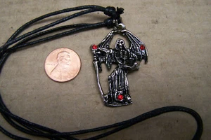 Collar Segador Parca Alado Santa Muerte/Santísima Muerte - México - Imagen 1 de 1