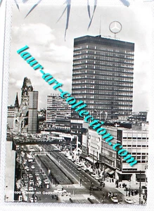 CPA ANIMÉ ALLEMAGNE BERLIN EUROPA CENTER MIT GEDACHTNISKIRCHE CARTE POSTAL PHOTO - Imagen 1 de 1