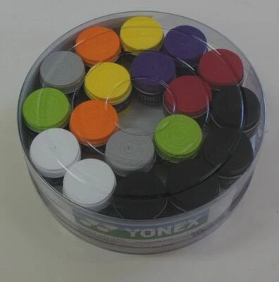 Yonex Badminton/Tennis Super Grap Grips - AC102-36 - Assorted colors - 36 Grips