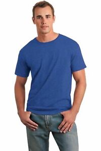 Gildan 64000 Softstyle T-Shirt Ring Spun Cotton Soft  Plain Blank Tee