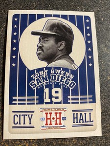 Tony Gwynn Padres 2013 Panini Hometown Heroes City Hall Insert #12