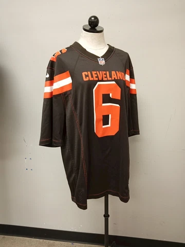 Nike On Field NFL Cleveland Browns #6 Baker Mayfield Jersey Men's sz XL Cover