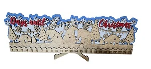 Christmas Gnome Countdown Display Hand Crafted Laser Cut. - Picture 1 of 8