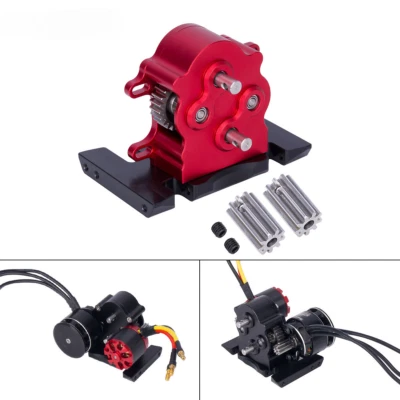 Overdrive Dual Transmission Gearbox for 1/10 RC Crawler LCG Chassis Capra SCX10 - Image 1 of 4