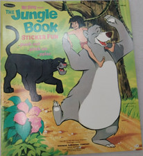 Walt Disney's The Jungle Book Sticker Fun 1967 Whitman Pub. NOS UNUSED BEAUTY!!!