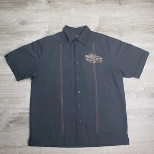 Cubavera Button Up The Cubavera Auto Club Classic Car Mens Shirt size L - Picture 1 of 13