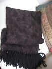 Dolce & Gabbana Foulard Black Copper Mohair Handcrafted Long Scarf Wrap In Vgc