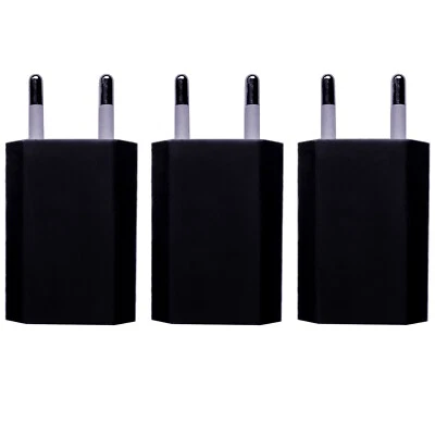 3x USB Ladegerät SET Netzteil USB-A Ladeadapter Netzstecker Steckdosenadapter - Bild 1 von 2