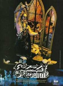 Ozzy Osbourne 1999 McFarlane Toys anuncio original 8 x 11 impresión de anuncio - Imagen 1 de 3