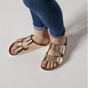 Birkenstock Arizona Sandals Soft Footbed Size 36 Narrow New with Tags - Picture 1 of 7