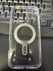 Speck Presidio Perfect Clear MagSafe w/ClickLock Case iPhone 16 Pro Max 6.9" VG - Picture 1 of 4