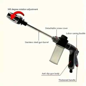 High Pressure Water Hose Spray Gun HOUSE SHED GARAGE CAR FOOTPATH ENGINE(U8) NEW - Picture 1 of 5